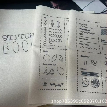 DIY knjiga šivanja bodova za vez (Poklon: Ne; IP ovlaštenje: Ne)