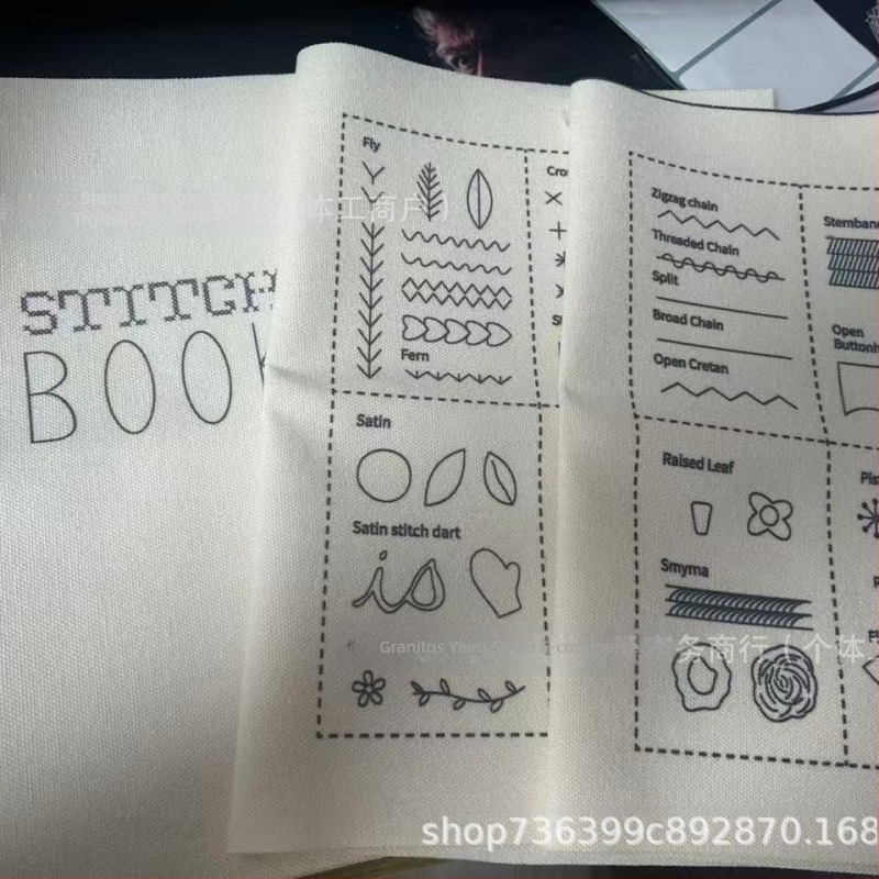 DIY knjiga šivanja bodova za vez (Poklon: Ne; IP ovlaštenje: Ne)
