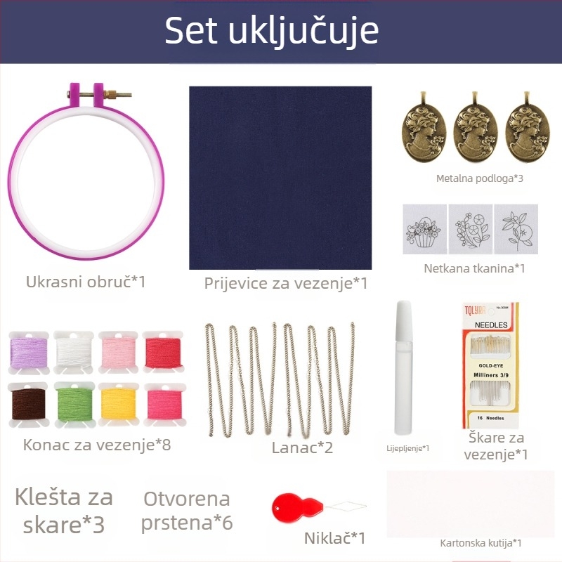 DIY komplet za izradu nakita – privjesak za žene, ručno izrađeni ukrasi, 200 komada, 0,13 kg, mogućnost prilagodbe, jednostavan stil