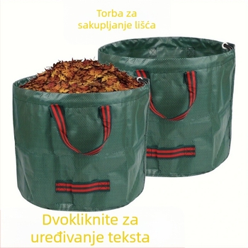 Ekološka torba za sadnju trave, PP polipropilen, za skupljanje opalog lišća, vanjsko skladištenje — Eternal Crown