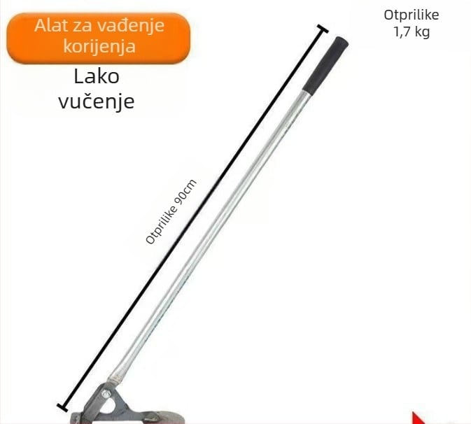 Poljoprivredni izvlačni alat za stabljike – debeli, višestruki vučni alat za izvlačenje stabljika manioka, patlidžana, pamuka i duhana