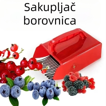 Lopatica za berbu bobica s drškom – plastični alat za branje bobičastog voća