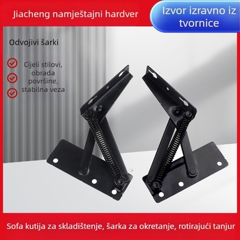 80° škareći špan za garderobu s podiznom podrškom, 75° sklopni panto za kauč s oprugom