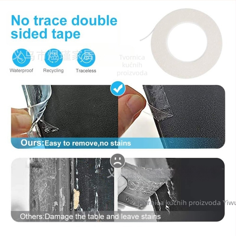 Meke prozirne zaštitne trake za kut stola za djecu - bez mirisa, pravokutni kut, set od 50 kom