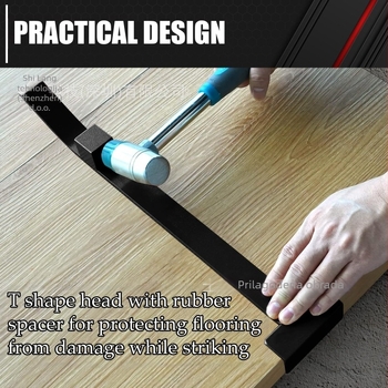 Ploški pry bar za drvene podove, model SL-042, karbonsko čelnično, završeci: okrugli i ravni, prilagodljivo