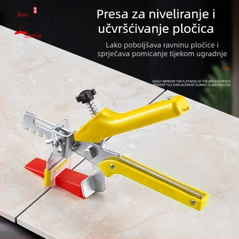 Klešta za niveliranje pločica za Insert Leveler – štedi vrijeme i napor, materijal: galvanizirano željezo/304 nehrđajući čelik, težina 0,33 kg