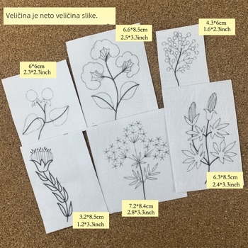 DIY komplet za vez s vodotopivom netkanom tkaninom, prilagodljiv prema nacrtima, skandinavski stil, za dnevni boravak