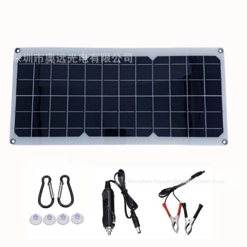 10W fleksibilni solarni panel s monokristalnim ćelijama, izravno punjenje Type-C, lagan i prenosiv, CE/FCC/ROSH certificirano