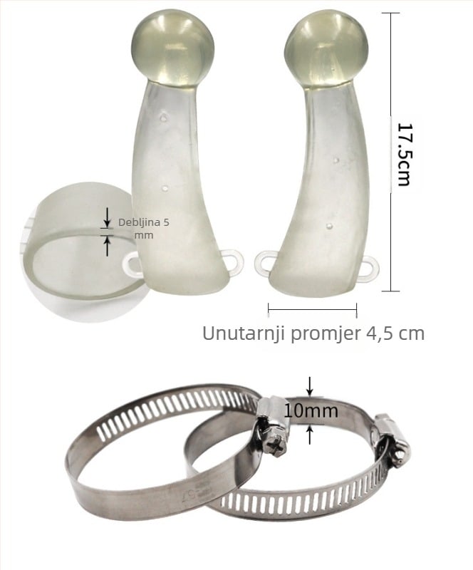 Silikonski zaštitnik roga krave – omotač roga, oprema za uzgoj životinja