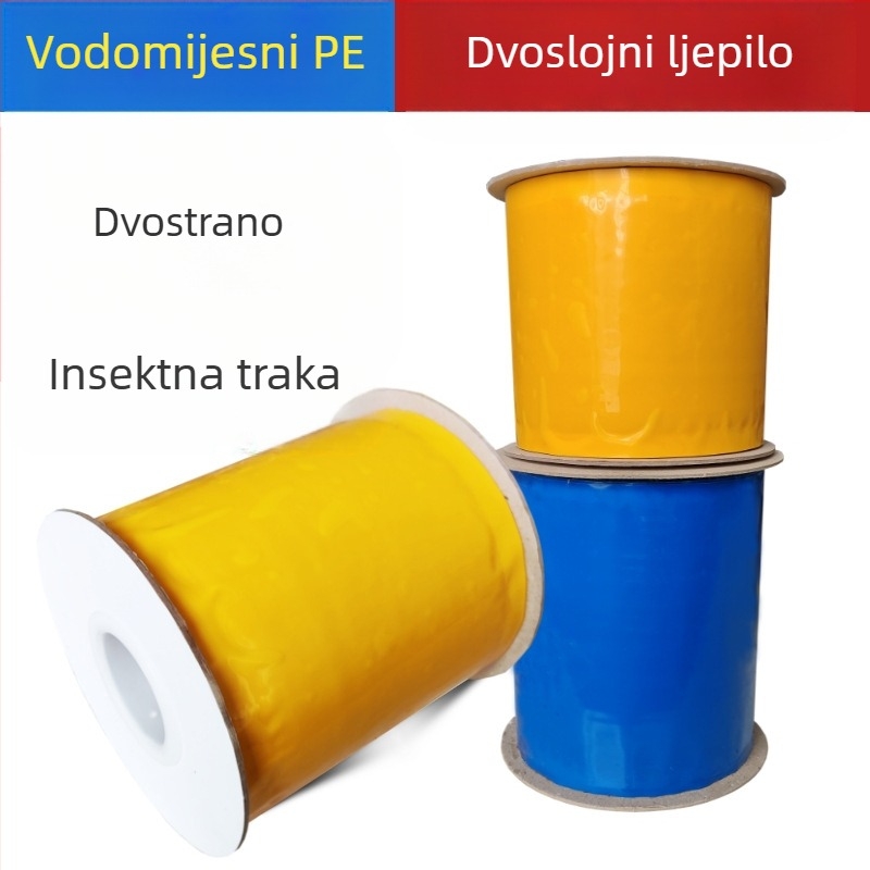 Ljepljiva traka za insekte, Kunkel, PE materijal, za fizičko hvatanje insekata, zelena kontrola štetnika
