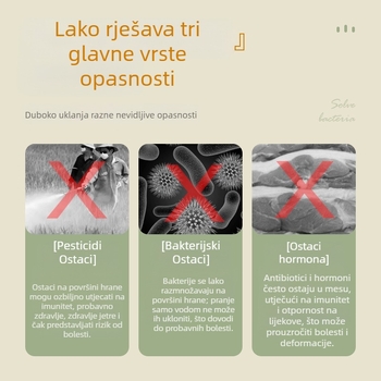 Porodični prijenosni detoxifikator voća i povrća s mehaničkim upravljanjem, model GYA576, kapacitet do 4 L, 5V, 10W