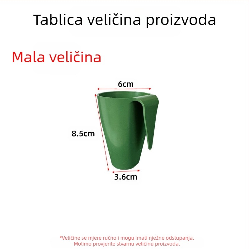 Plastična posuda za uzgoj sadnica jagoda, pogodna za plastenik, prozračan lonac za presađivanje