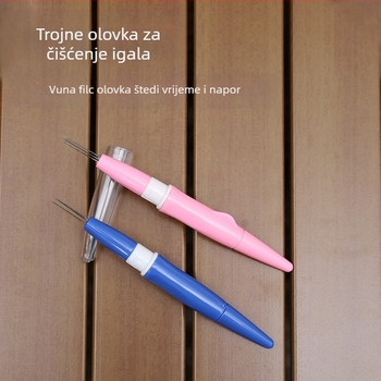 Troglava olovka za otiskivanje na filcu, ručni rad, DIY alat, zamjenjivi vrhovi