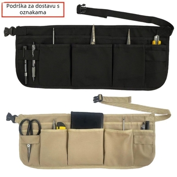 Pregača s višestrukim džepovima, bez rukava, vodootporna, poliester, Silk art