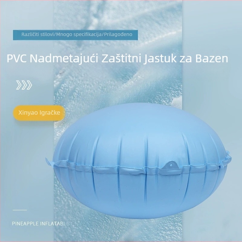 Naduvani PVC jastuk za bazen - kružni jastuk s zaštitnim navlakom