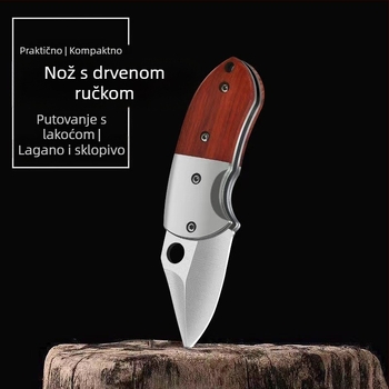 Sklopivi nož visoke tvrdoće, oštra oštrica, prijenosni outdoor nož, duljina oštrice 5 cm