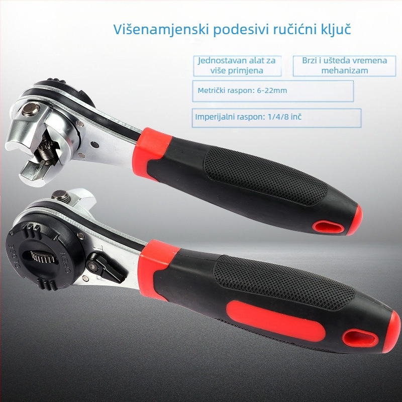 Sail zhe ratchet ključ od kromolibden čelika, elektroplatirani završni premaz, dvostruki rad, težina 460 g