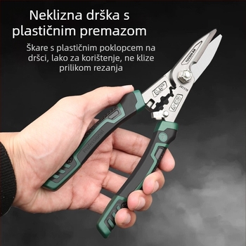 Tuosen Višenamjenske željezne škare za metal — avionske škare, rezanje aluminijskih panela, rezanje nosive konstrukcije za strop, visoka tvrdoća