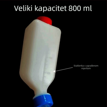 Bočica za mlijeko za životinje – plastična, visi tip, za ovce, svinje, pse, mačke i janjadi