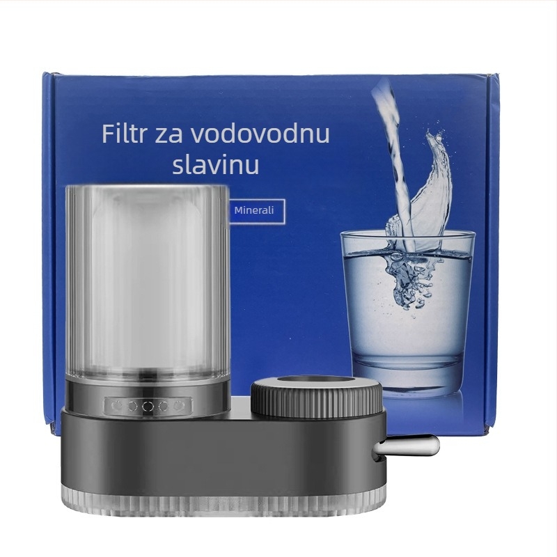 Filter za vodu na slavinu, kućni, keramički filtr, koji se može prati (Razina filtracije 1; Dvostruki izlaz; Zamjenjivi element filtra)