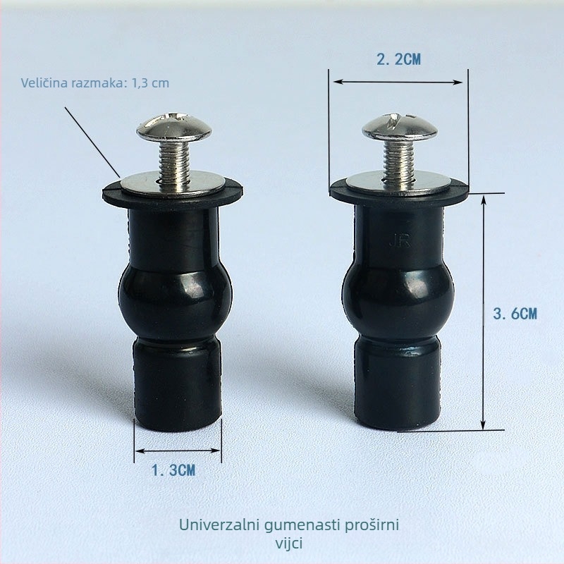 Set za spoj sedišta toaleta, nehrđajući čelik 304, brzo-otpuštajuća kopča, spojni dio poklopca, stil standardno/moderni minimalistički