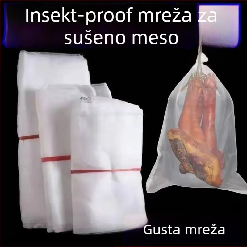 Najlon mrežasta vreća za sušenje mesa s zaštitom od insekata i muha, prozračna (Marka: other; Porijeklo: Kina; Materijal: Other)