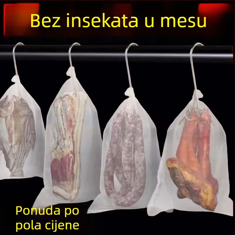 Najlon mrežasta vreća za sušenje mesa s zaštitom od insekata i muha, prozračna (Marka: other; Porijeklo: Kina; Materijal: Other)