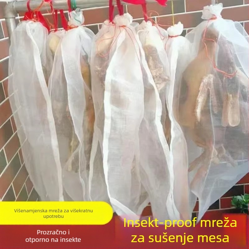 Najlon mrežasta vreća za sušenje mesa s zaštitom od insekata i muha, prozračna (Marka: other; Porijeklo: Kina; Materijal: Other)