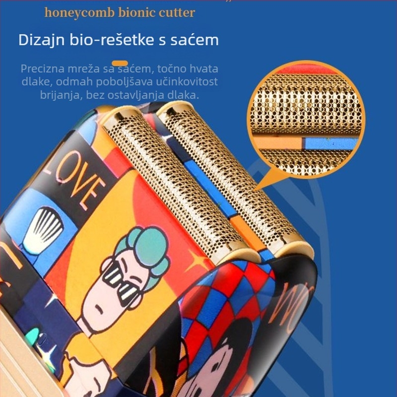 Električni šišač za kosu, model 5017H, glava oštrice od nehrđajućeg čelika, za opću uporabu
