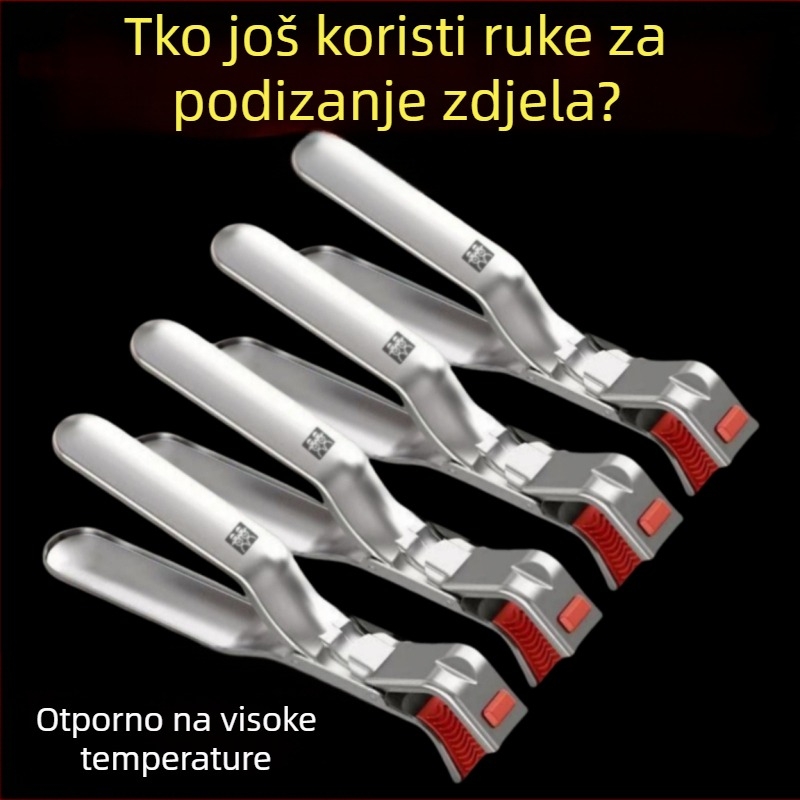 Set klipova za zdjele i tanjure – klipovi za parenje, od nehrđajućeg čelika (Marka: Other; Materijal: Nehrđajući čelik; Primjena: Drugo)