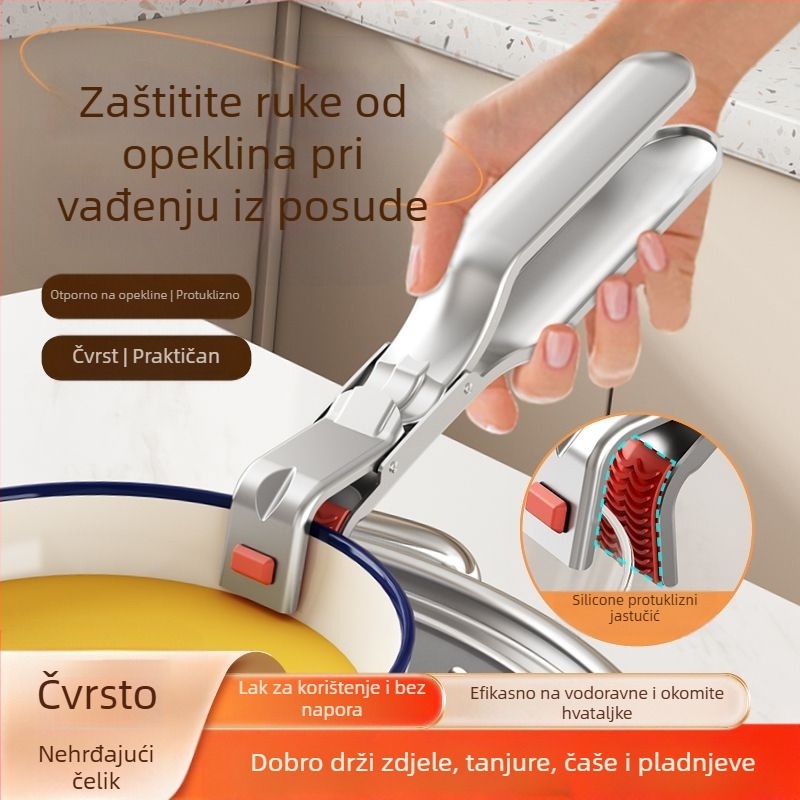 Set klipova za zdjele i tanjure – klipovi za parenje, od nehrđajućeg čelika (Marka: Other; Materijal: Nehrđajući čelik; Primjena: Drugo)