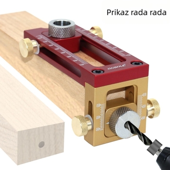 Dvofunkcijski lokator za montažu dječje kolijevke i namještaja; aluminijski set umetaka