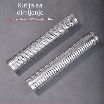 Cijev za dimljenje od nehrđajućeg čelika za roštilj, višekratna uporaba, mogućnost tiskanja logotipa, marka HEGNMING-MADE