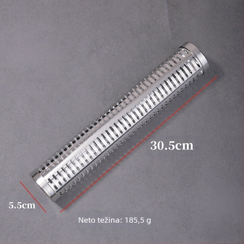 Cijev za dimljenje od nehrđajućeg čelika za roštilj, višekratna uporaba, mogućnost tiskanja logotipa, marka HEGNMING-MADE