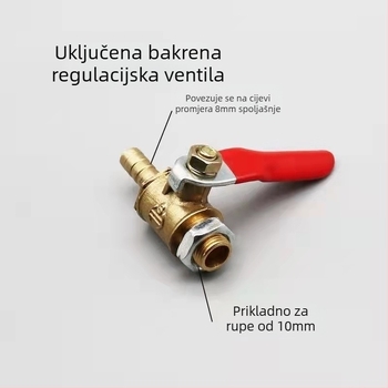 Kryt prašine za kutnu brusilicu tipa 125/150, vodeni pokrov za rezanje žljebova u stijeni – dvodijelni dizajn