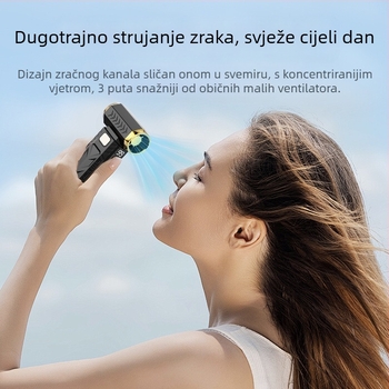 Ručni usisavač s ugrađenom baterijom 4000–6000mAh, brushless motor, 10W, 6 brzina puhanja i usisavanja, noćno svjetlo.