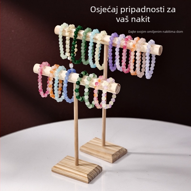 Držač za nakit s perlama - Metalni, Umetnički stil, Proljeće 2025