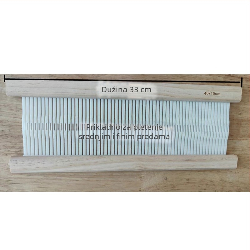 Drveni DIY tkalački okvir – višenamjenski ručni kreativni alat za tinejdžere 7–14 godina