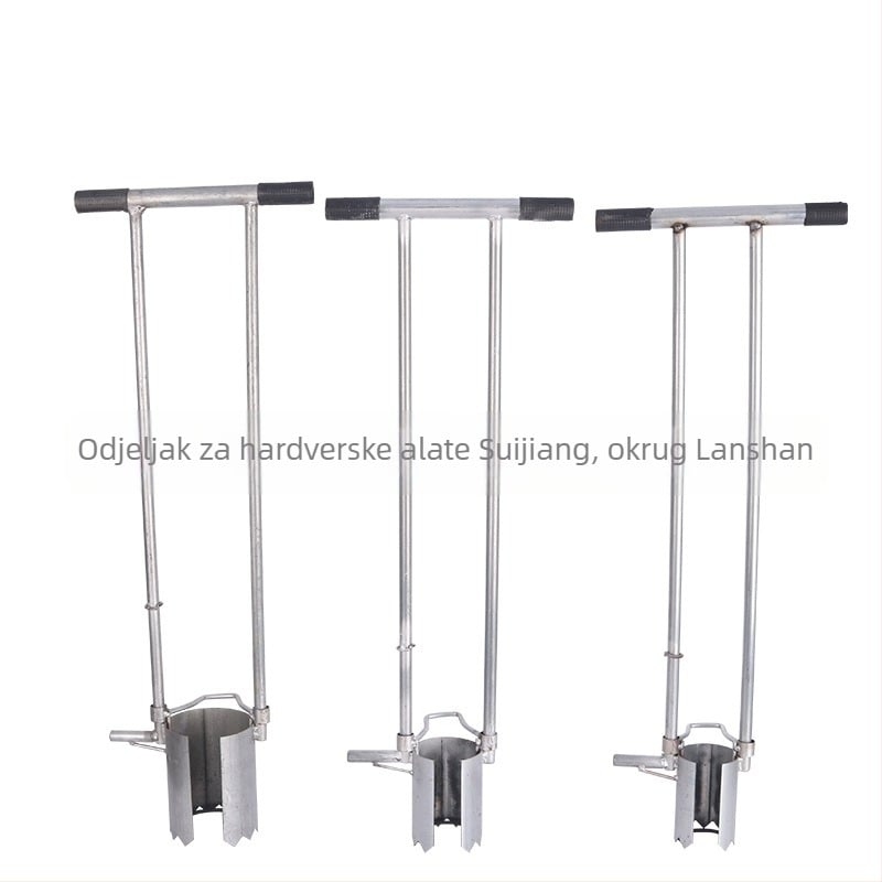 Transplantator mladih biljaka — Željezni alat za presađivanje i kopanje rupa