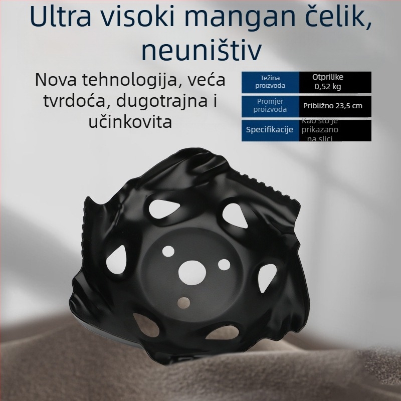 Dragon Claw Plate za kosilicu — alat za uklanjanje korijenja i korova (Brend: DCAO)