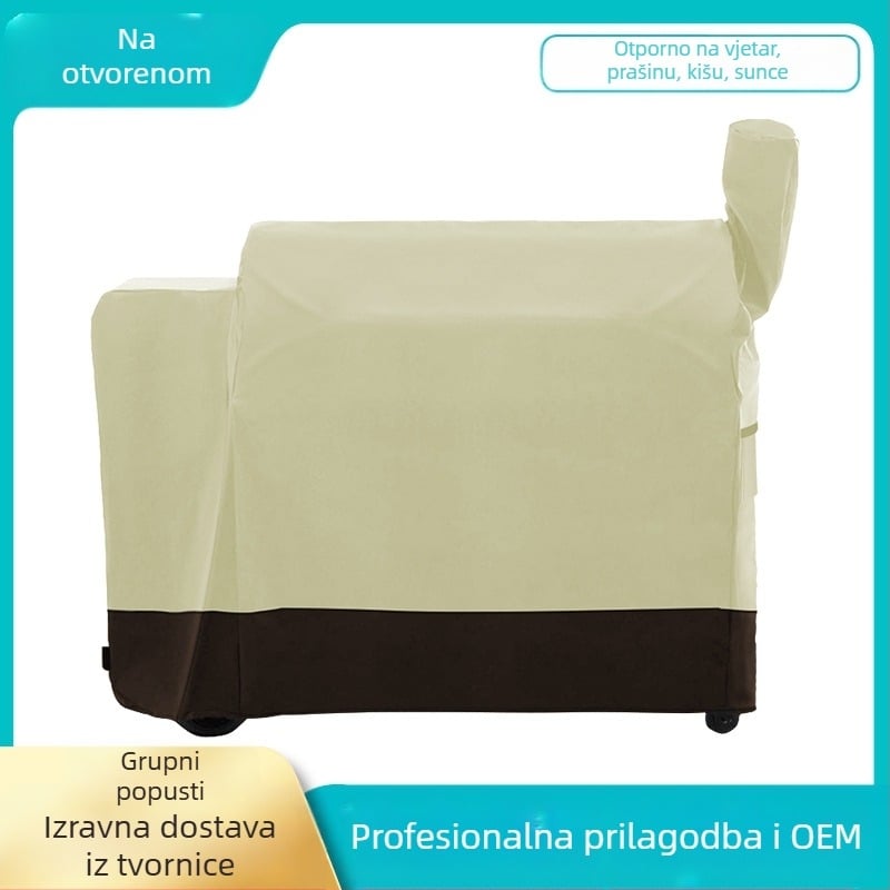 Vanjsko pokrivalo za roštilj, vodootporno, UV zaštita, otporno na kišu, prašinu, snijeg i smrzavanje, od Oxford platna sa srebrnim premazom