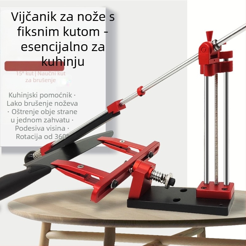 Oštrač nože s fiksnim kutem od aluminijskog legura, obrtljiv i prilagodljiv — profesionalni oštrač Tetmu Machinery