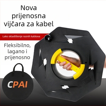 Prijenosni kabelski valjak — prazan valjak za navijanje, izolacija do 1000V, britanski stil/metrički format