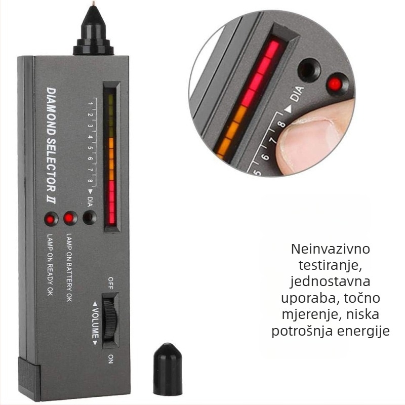 Tester za dijamant – provjera moissanita i jadea, CNSTZBC, serija mjernih i ispitnih alata