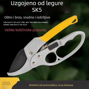 Nehrđajući čelik škare za podrezivanje – snažno rezanje grana, višenamjenski vrtni alat za podrezivanje grana i plodova