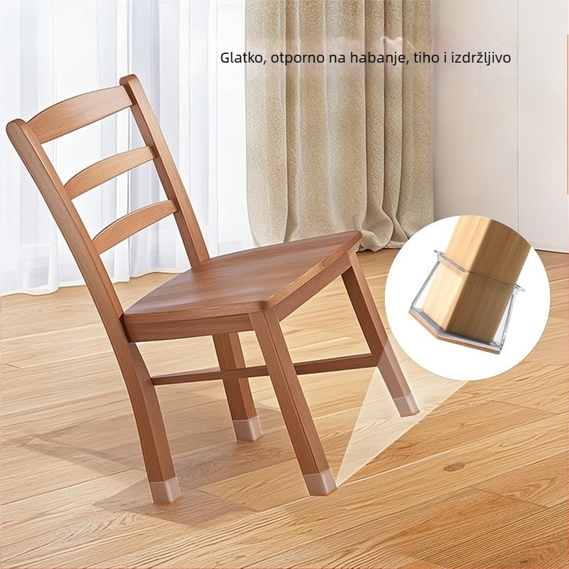 Kvadratni zaštitnici za noge stola i stolice – TPE, protuklizni, otporni na habanje, moderni jednostavan stil