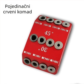 Pozicioner za bušenje rupa u drvu — 30°, 45°, 90°, višestruki kutovi, šiklo i vertikalno pozicioniranje rupa