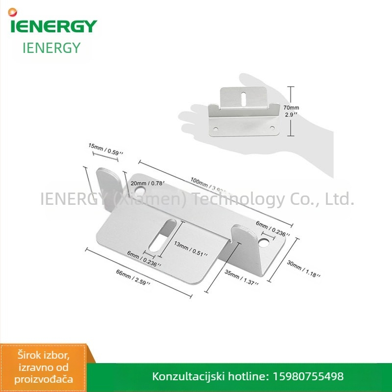 RV nosač fotonaponskog sustava, Z-typu, od aluminijske legure, lisovano, težina 0.28 kg, pakiranje 4 komada