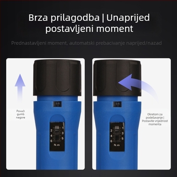 Vijak za torzni moment s unaprijed postavljenim – ručni, od karbonskog čelika, Hemu