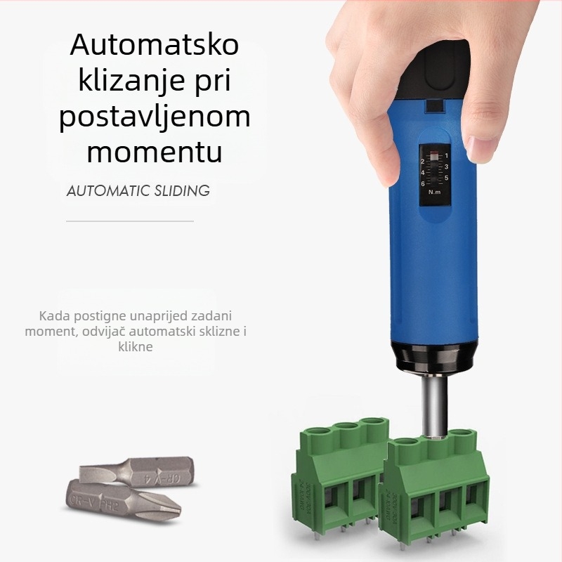 Vijak za torzni moment s unaprijed postavljenim – ručni, od karbonskog čelika, Hemu